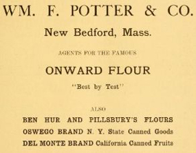 1915 Wm. F. Potter Advert - New Bedford, Ma. - www.WhalingCity.net