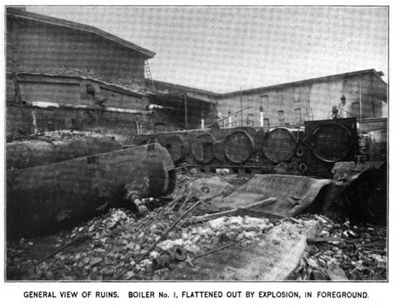 New BEdford, Acushnet Mills Boiler Explosion 1897 - pic 1