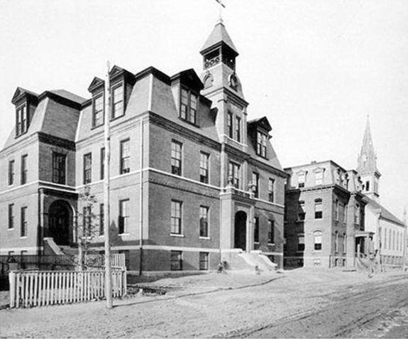 Sacred heart Shcool, Convent and Church - New BEdford, Ma. - www.WhalingCity.net