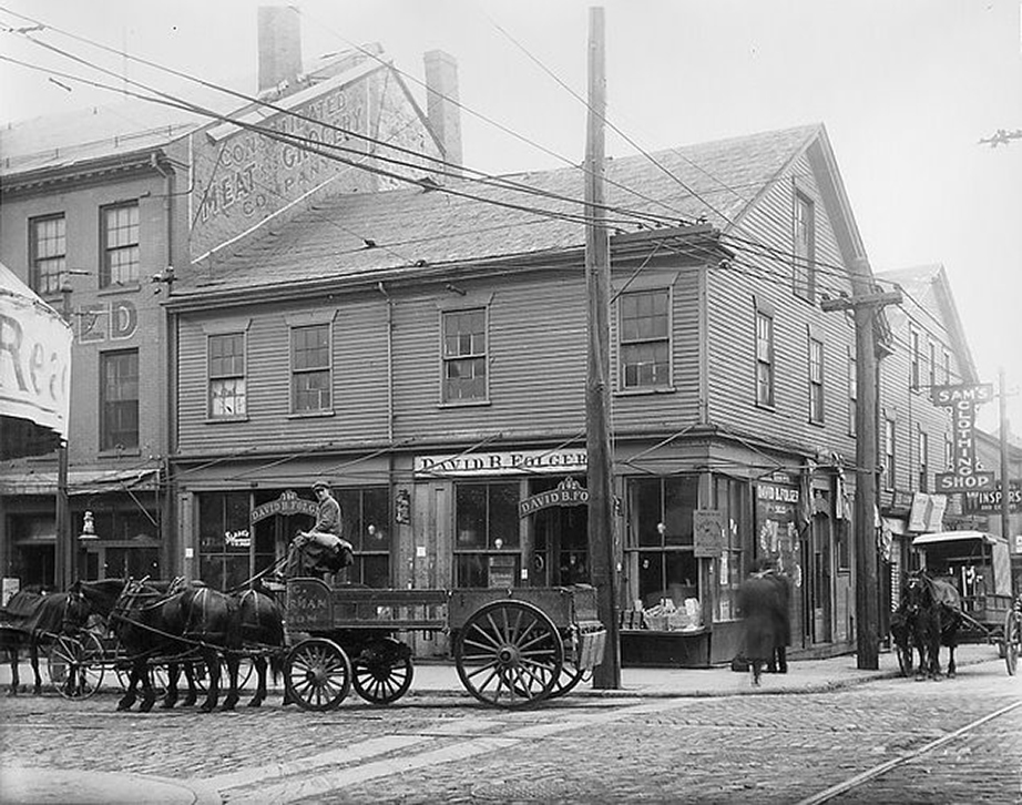 Corner of Union Street and Acushnet Avenue - 1880 - New Bedford, Ma ...